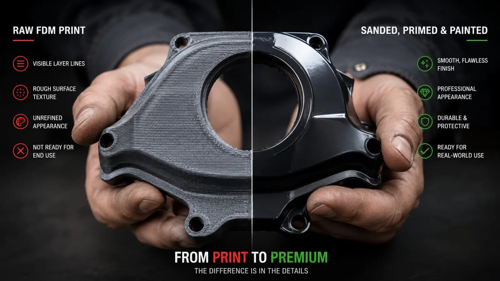 Post-Processing FDM Prints: Sanding, Polishing, and Painting