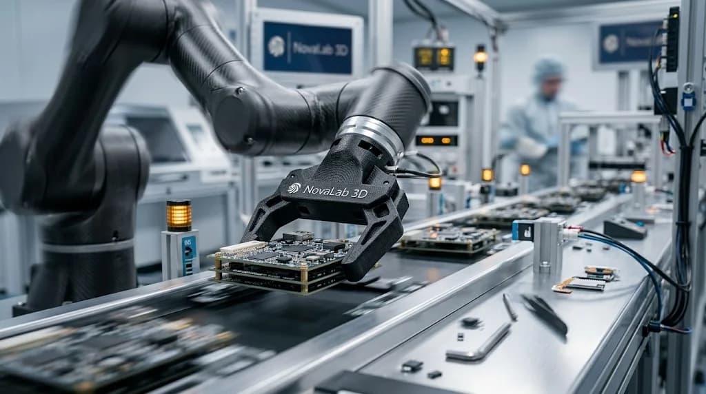 How Carbon Fibre FDM Filaments Solve Robot End-Effector Weight Limits